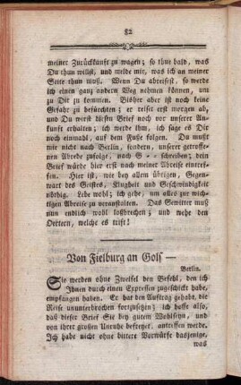 Von Fielburg an Golf ---