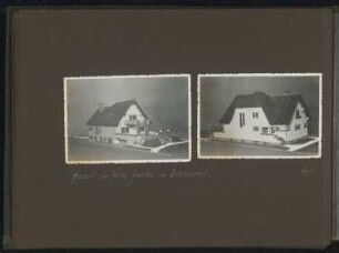 Haus Hunke, Berlin-Zehlendorf: Ansichten Modell