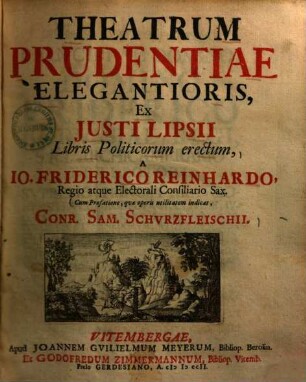 Theatrum Prudentiae Elegantioris