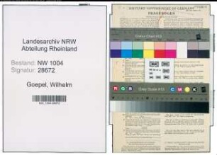 Entnazifizierung Wilhelm Goepel , geb. 10.06.1906 (Kaufmann)