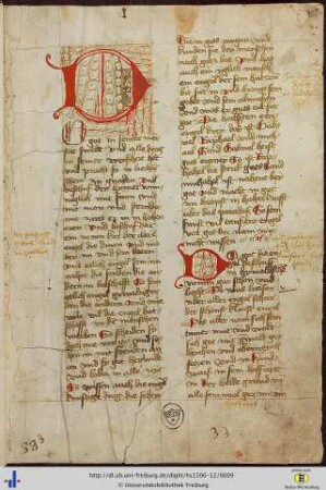 [1r - 2r] Prolog: Lob Gottes; Fall Luzifers; Engellehre.