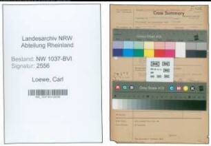 Entnazifizierung Carl Loewe , geb. 18.06.1897 (Kaufmann)