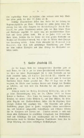 2. Kaiser Friedrich III.