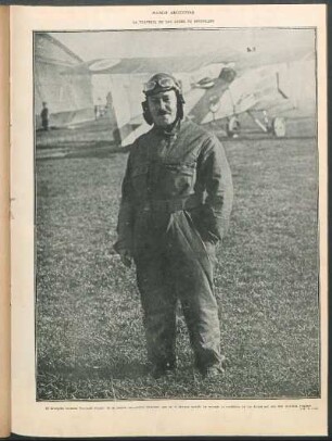 La travesía de los andes en aeroplano [Fotografía]