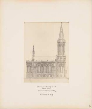Kirche, Frankfurt/Oder: Seitenansicht