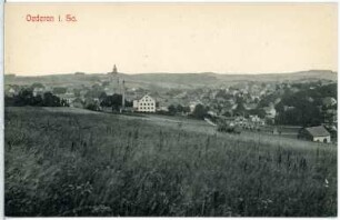 Oederan. Blick auf Oederan
