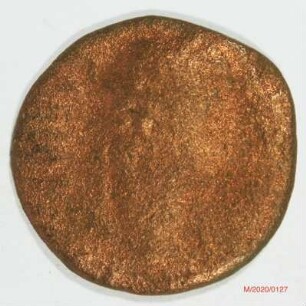 Römische Münze, Nominal As, Prägeherr Augustus, Prägeort Lyon, Original