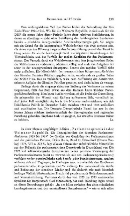 Schumacher, Martin :: Parlamentspraxis in der Weimarer Republik, die Tagungsberichte der deutschen Parlamentsdirektoren 1925 bis 1933, (Quellen zur Geschichte des Parlamentarismus und der politischen Parteien, 3 Reihe, 2) : Düsseldorf, Droste, 1974