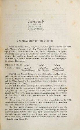Lehrbuch der organischen Chemie : (Mit in den Text eingedrückten Holzschnitten), 3