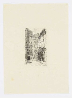 Rue du Georgeau..., Blatt 7 der Folge "Butte des Moulins"