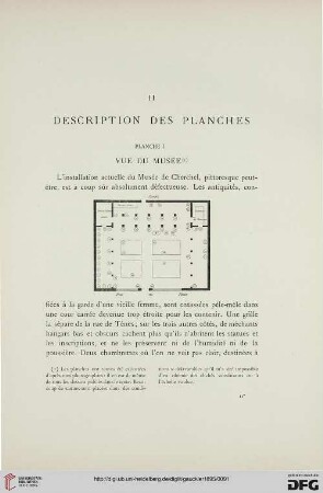 Description des planches