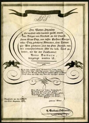 Taufbrief