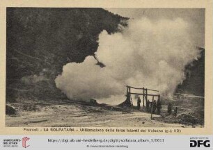 Pozzuoli – La Solfatara – Utilizzazione delle forze latenti del Vulcano (g.di 119)