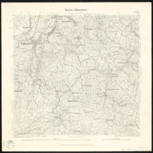 Äquidistantenkarte 144 : Section Falkenstein, 1919 : Section Falkenstein. - 1:25000. - Leipzig: Giesecke & Devrient, 1919. - 1 Kt.