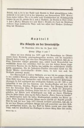 Kapitel 2 - Die Kämpfe an der Lorettohöhe