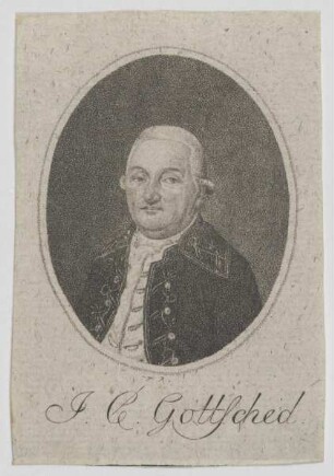 Bildnis des Johann Christoph Gottsched
