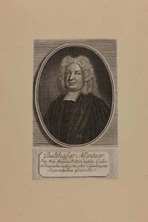Bildnis des Balthasar Mentzer
