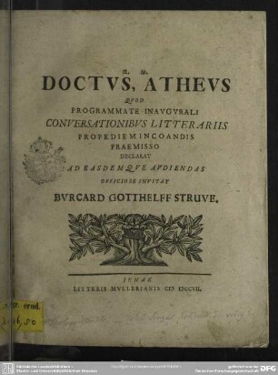 Doctus, Atheus