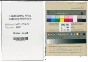 Entnazifizierung Josef Gerber , geb. 17.04.1899 (Angestellter)