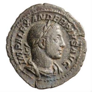 Münze, Denar, 232 n. Chr.
