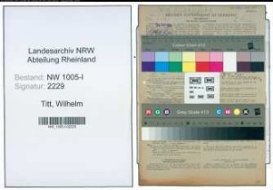 Entnazifizierung Wilhelm Titt , geb. 12.04.1891 (Schlosser)