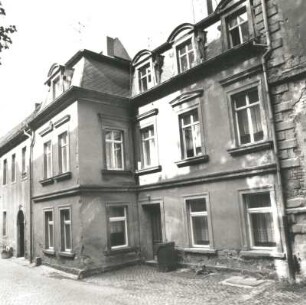 Colditz, Haingasse 5. Wohnhaus (um 1890). Straßenansicht