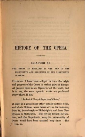 History of the opera, from its origin in Italy to the present time : With anecdotes of the most celebrated composers and vocalists of Europe. 2