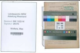 Entnazifizierung Max Wolfertz , geb. 16.08.1898 (Gastwirt)