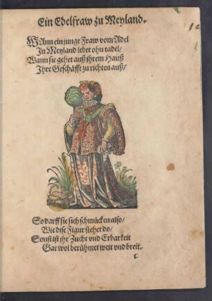 Ein Edelfraw zu Meyland.