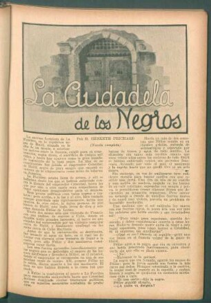 La ciudadela de los negros : Novela completa