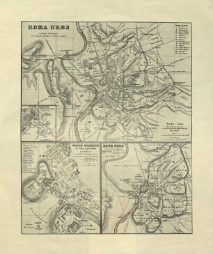Roma urbs ab Augusti Imp. tempore cum muris ab Aureliano et Honorio conditis.