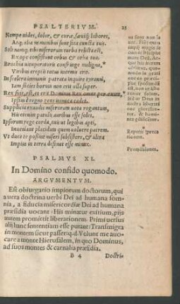 Psalmus XI. - Psalmus XX.