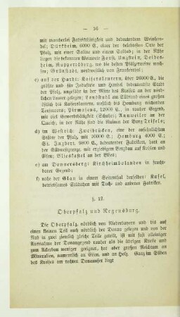 12. Oberpfalz und Regensburg
