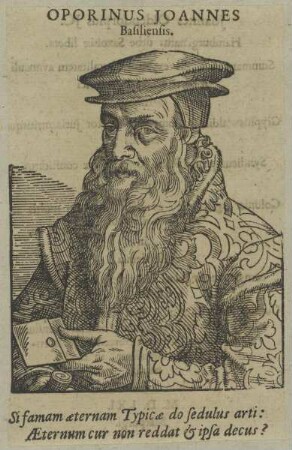 Bildnis des Oporinus Joannes