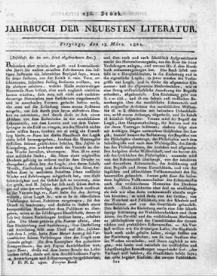 [Fortsetzung:] Königsberg, b. Nicolovius: Immanuel Kants Logik. Ein Handbuch zu Vorlesungen. XXIV u. 232 S. gr. 8.