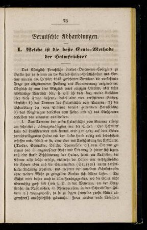 Vermischte Abhandlungen
