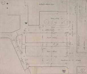 Kasernenstraße und Grabenstraße, Lageplan mit Wilhelm-Marx-Haus