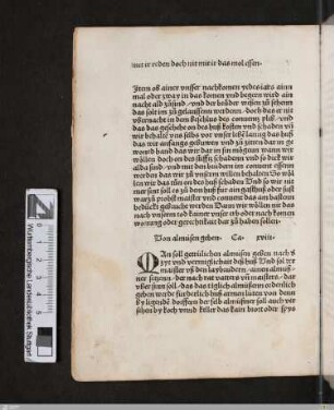 Von almusen geben
