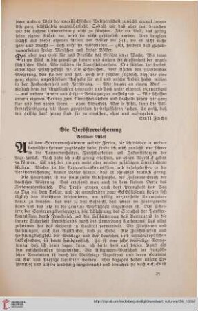 36: Die Verösterreicherung : Berliner Brief