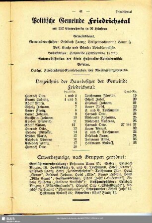 Gemeinde Friedrichstal