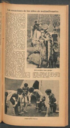 Las vacaciones de los niños de multimillonarios