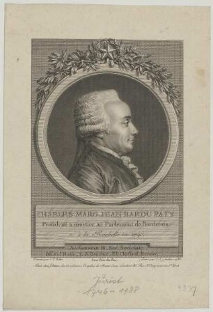 Bildnis des Charles Marg. Jean-Bap. Du Paty