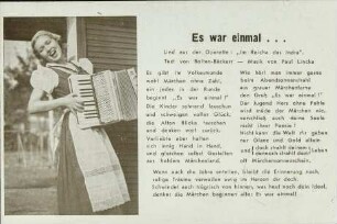 Es war einmal . . .