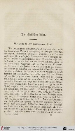 Die asiatischen Arier