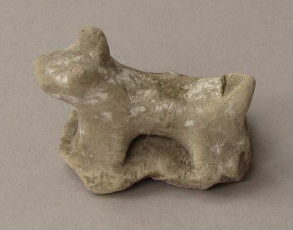 Animal figurine made of clay