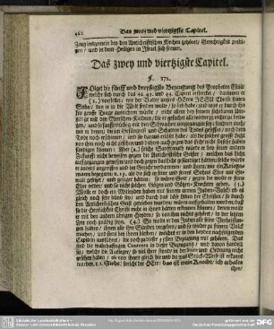 Das zwey und viertzigste Capitel