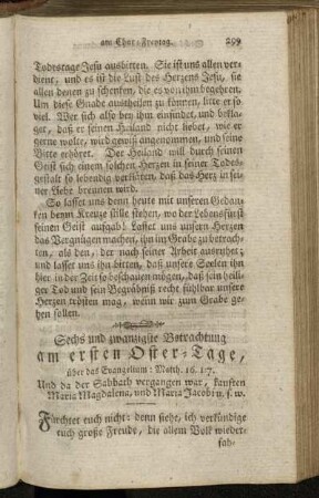 Sechs und zwanzigste Betrachtung am ersten Oster-Tage, [...]