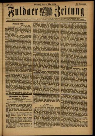 Ausgabe vom Mittwoch, den 09. Mai 1894.