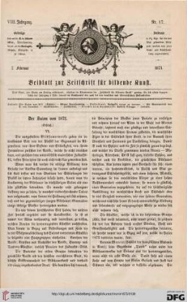 Heft 17 (7. Februar 1873)