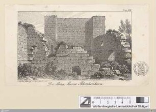 Die Burg-Ruine Blankenhorn